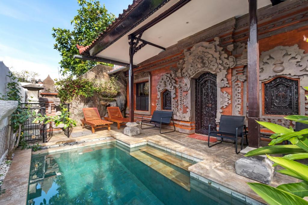 GLOBALSTAY. 2 Bedroom Villa Casa Yenny with Private Pool Near Seminyak Beach