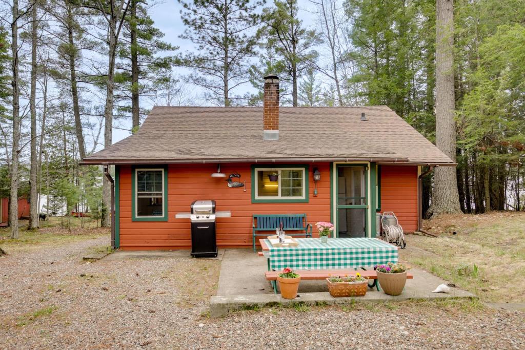 Lakefront Rhinelander Cabin with Boat Dock!