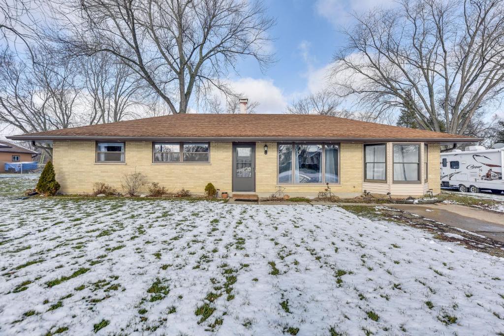 Cozy Wisconsin Escape with Deck, Grill and Fire Pit!