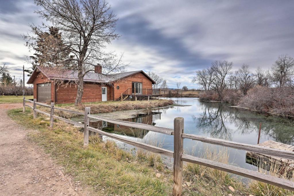 Rustic Spearfish Cabin on 12-Acre Trout Farm