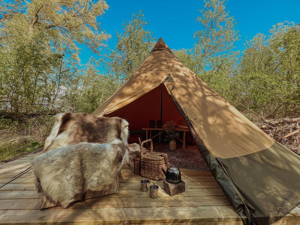 Naturlig på Korsgården Glamping